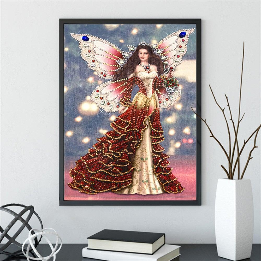 Crystal Rhinestone Diamond Painting Kit - Elf Girl - Hibah-Diamond painting art studio