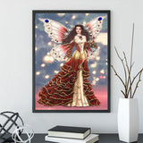 Crystal Rhinestone Diamond Painting Kit - Elf Girl - Hibah-Diamond painting art studio