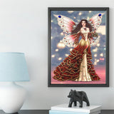 Crystal Rhinestone Diamond Painting Kit - Elf Girl - Hibah-Diamond painting art studio