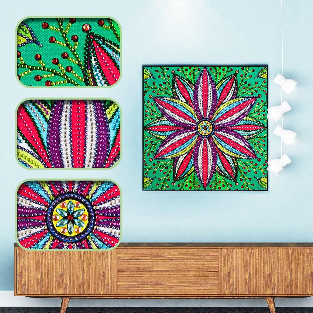 Crystal Rhinestone Diamond Painting Kit - Flower - Hibah-Diamond painting art studio
