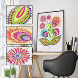 Crystal Rhinestone Diamond Painting Kit - Flower - Hibah-Diamond painting art studio