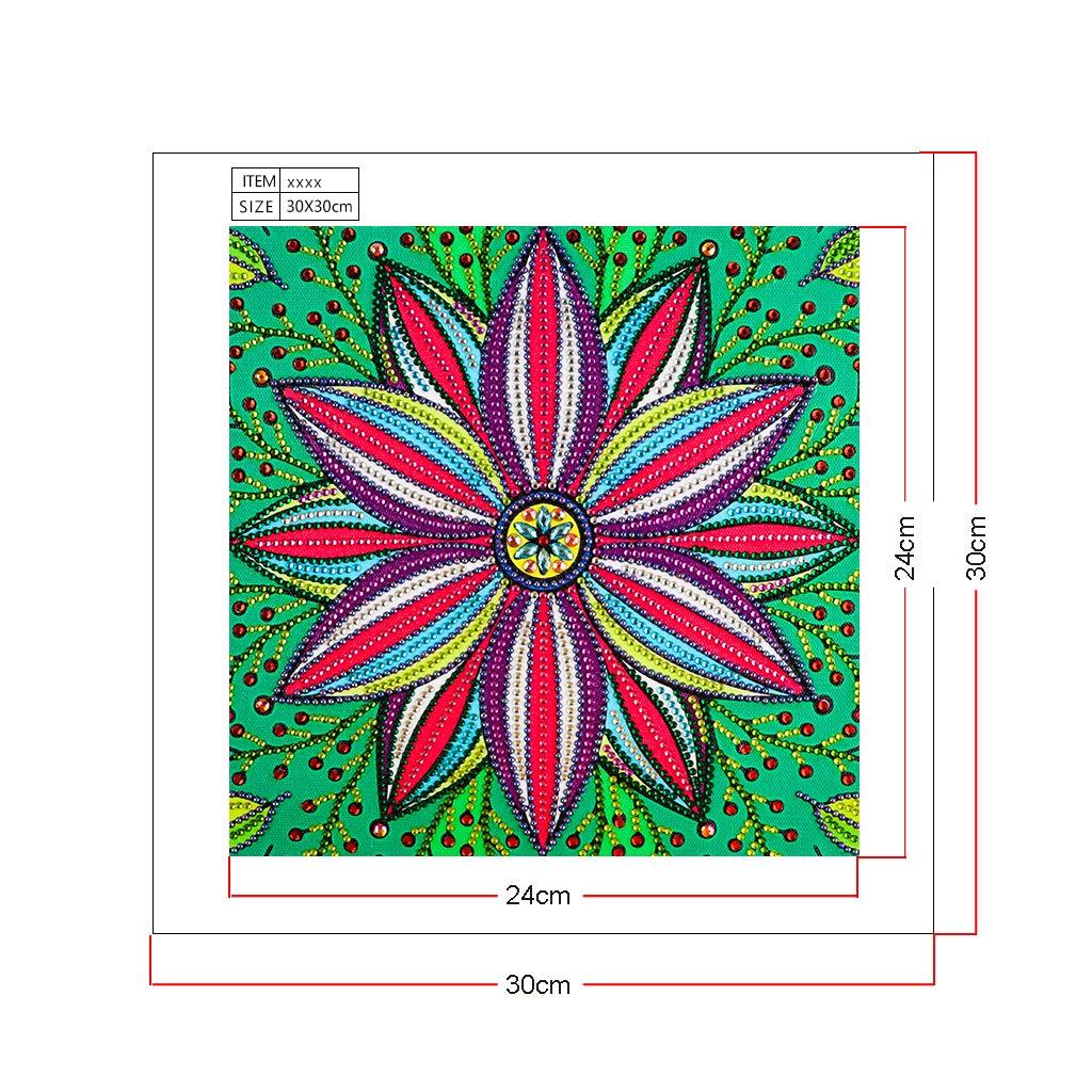 Crystal Rhinestone Diamond Painting Kit - Flower - Hibah-Diamond painting art studio