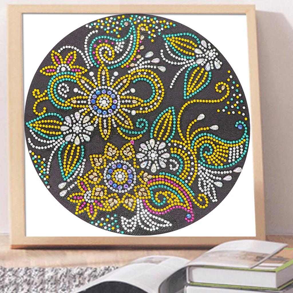 Crystal Rhinestone Diamond Painting Kit - Flower - Hibah-Diamond painting art studio