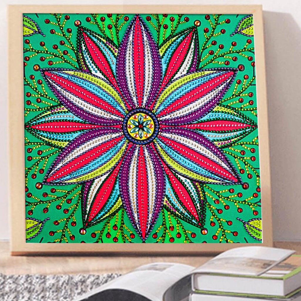 Crystal Rhinestone Diamond Painting Kit - Flower - Hibah-Diamond painting art studio