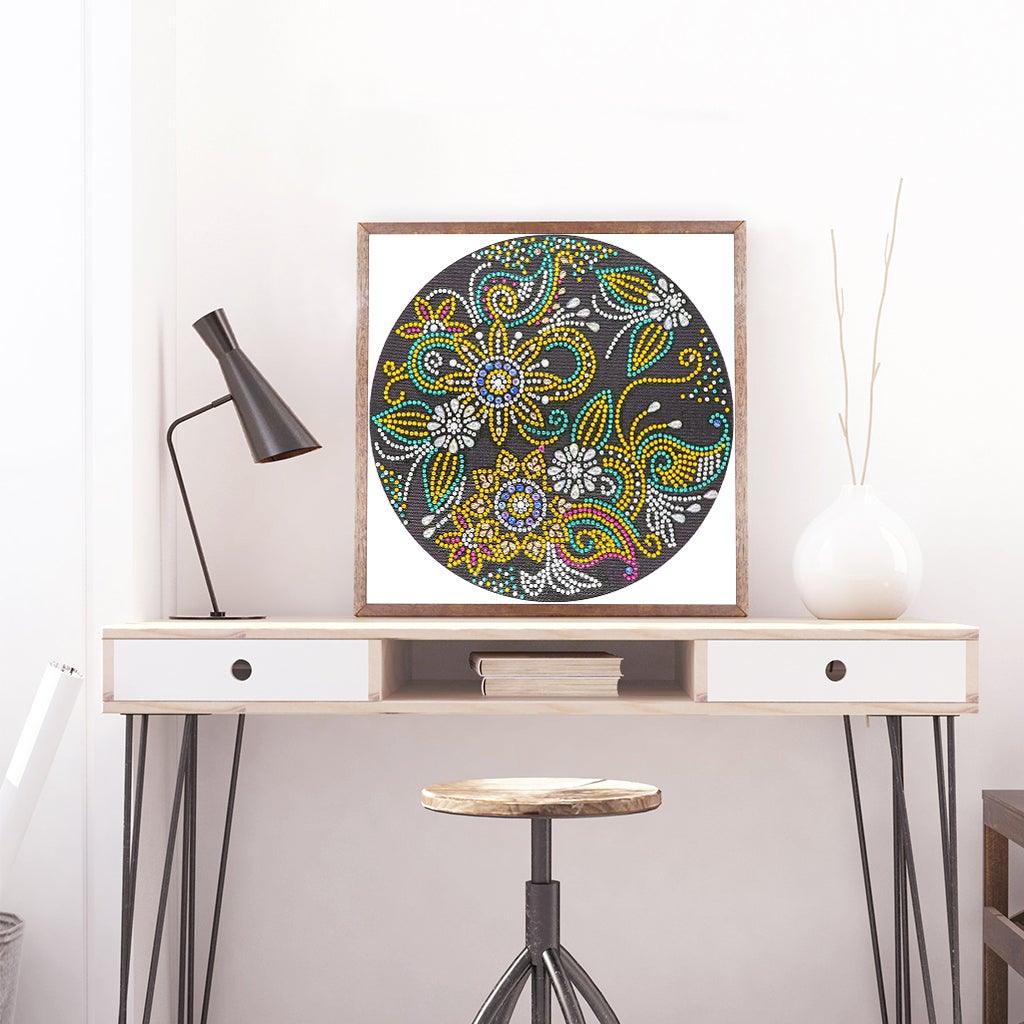 Crystal Rhinestone Diamond Painting Kit - Flower - Hibah-Diamond painting art studio