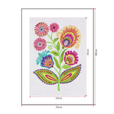 Crystal Rhinestone Diamond Painting Kit - Flower - Hibah-Diamond painting art studio