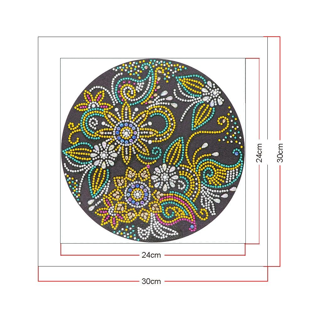 Crystal Rhinestone Diamond Painting Kit - Flower - Hibah-Diamond painting art studio