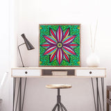 Crystal Rhinestone Diamond Painting Kit - Flower - Hibah-Diamond painting art studio