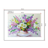 Crystal Rhinestone Diamond Painting Kit - Flower - Hibah-Diamond painting art studio