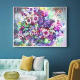 Crystal Rhinestone Diamond Painting Kit - Flowers and butterflies - Hibah-Diamond painting art studio