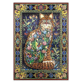 Crystal Rhinestone Diamond Painting Kit - Flowers and Cats