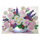 Crystal Rhinestone Diamond Painting Kit - Flowers - Hibah-Diamond painting art studio
