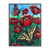 Crystal Rhinestone Diamond Painting Kit - Flowers - Hibah-Diamond painting art studio