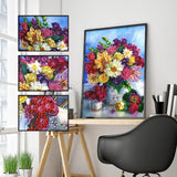Crystal Rhinestone Diamond Painting Kit -Fresh flowers - Hibah-Diamond?painting art studio