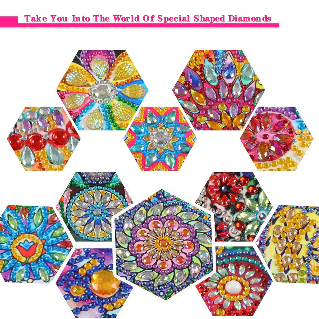 Crystal Rhinestone Diamond Painting Kit -Gold Castle (16x20inch) - Hibah-Diamond painting art studio