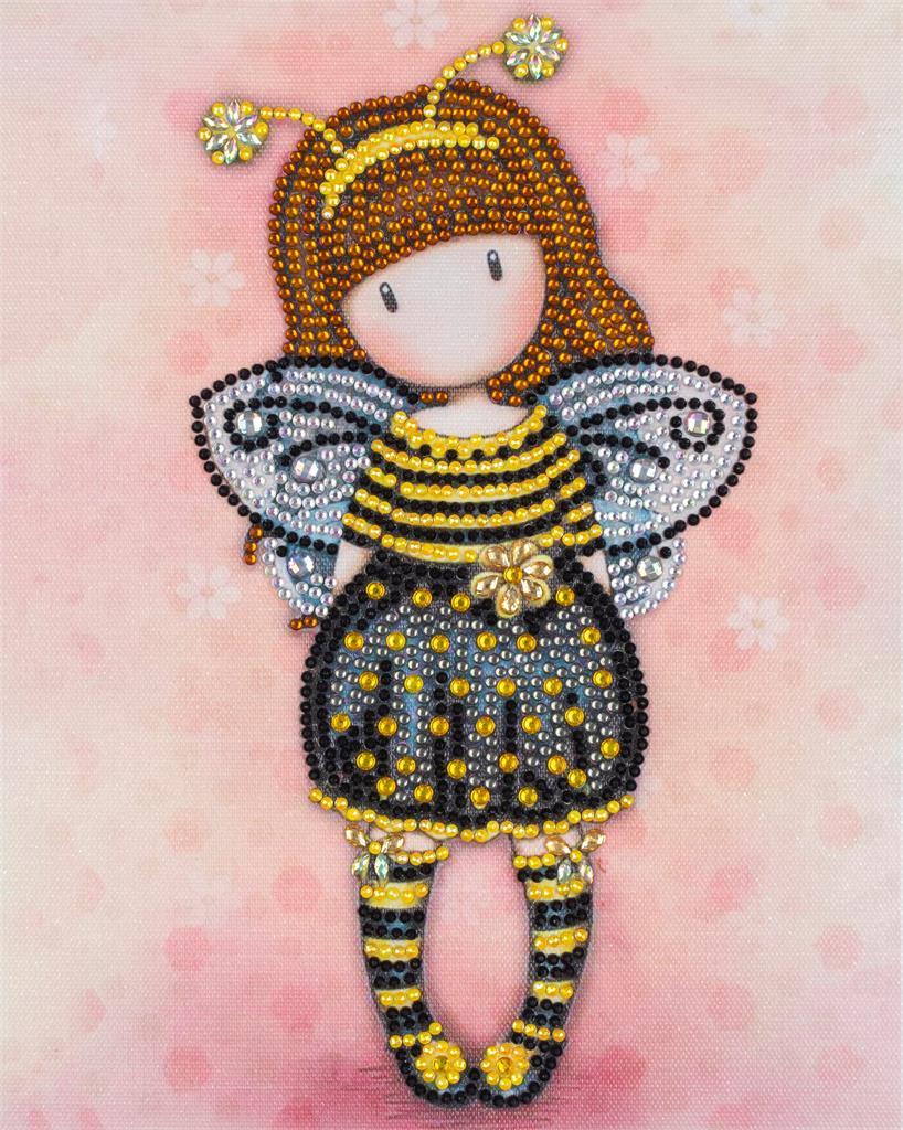 Crystal Rhinestone Diamond Painting Kit - Gorjuss girl - Hibah-Diamond painting art studio