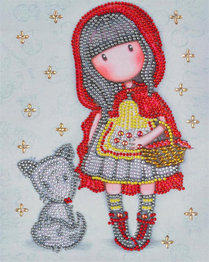 Crystal Rhinestone Diamond Painting Kit - Gorjuss girl - Hibah-Diamond painting art studio