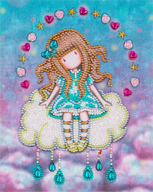 Crystal Rhinestone Diamond Painting Kit - Gorjuss girl - Hibah-Diamond painting art studio