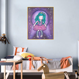 Crystal Rhinestone Diamond Painting Kit - Gorjuss girl - Hibah-Diamond painting art studio