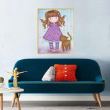 Crystal Rhinestone Diamond Painting Kit - Gorjuss girl - Hibah-Diamond painting art studio