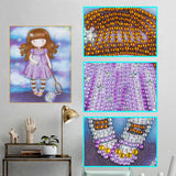 Crystal Rhinestone Diamond Painting Kit - Gorjuss girl - Hibah-Diamond painting art studio