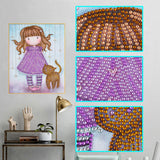 Crystal Rhinestone Diamond Painting Kit - Gorjuss girl - Hibah-Diamond painting art studio