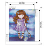 Crystal Rhinestone Diamond Painting Kit - Gorjuss girl - Hibah-Diamond painting art studio