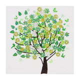 Crystal Rhinestone Diamond Painting Kit - Green tree - Hibah-Diamond painting art studio
