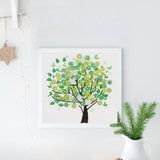 Crystal Rhinestone Diamond Painting Kit - Green tree - Hibah-Diamond painting art studio