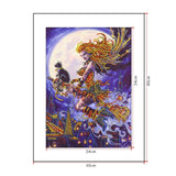 Crystal Rhinestone Diamond Painting Kit- Halloween Witch - Hibah-Diamond painting art studio