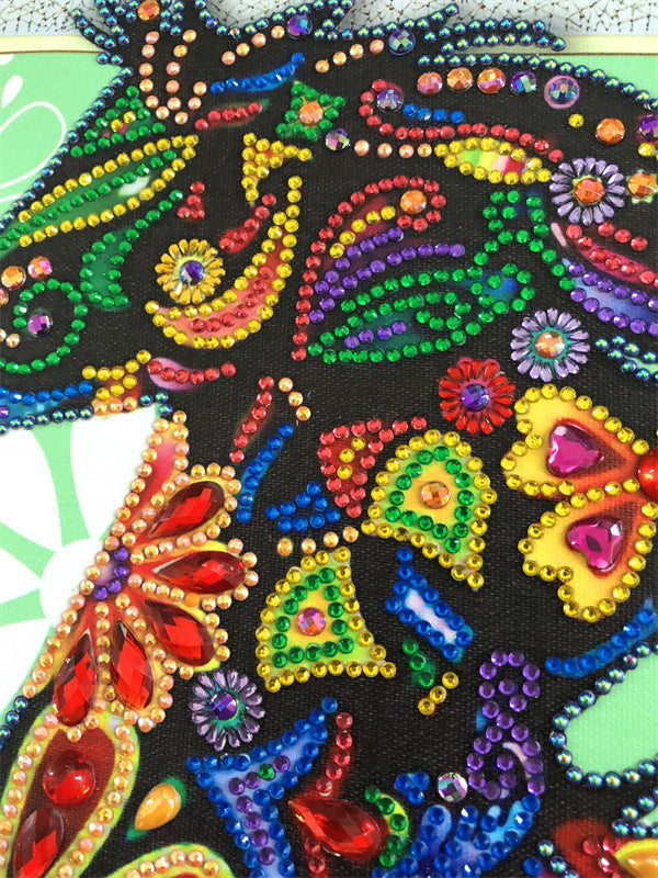 Crystal Rhinestone Diamond Painting Kit- Horse (18.5x22.5inch)