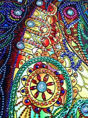 Crystal Rhinestone Diamond Painting Kit - Horse head (18.5x22.5inch) - Hibah-Diamond painting art studio