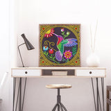 Crystal Rhinestone Diamond Painting Kit - Hummingbird - Hibah-Diamond painting art studio