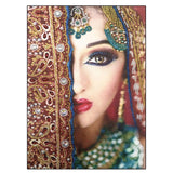 Crystal Rhinestone Diamond Painting Kit - Indian Beauty