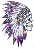 Crystal Rhinestone Diamond Painting Kit - Indian Skull - Hibah-Diamond painting art studio