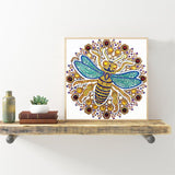 Crystal Rhinestone Diamond Painting Kit - Insect Bee - Hibah-Diamond painting art studio