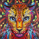 Crystal Rhinestone Diamond Painting Kit - Leopard