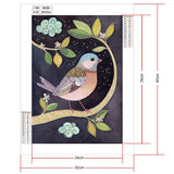 Crystal Rhinestone Diamond Painting Kit - Little Bird - Hibah-Diamond painting art studio