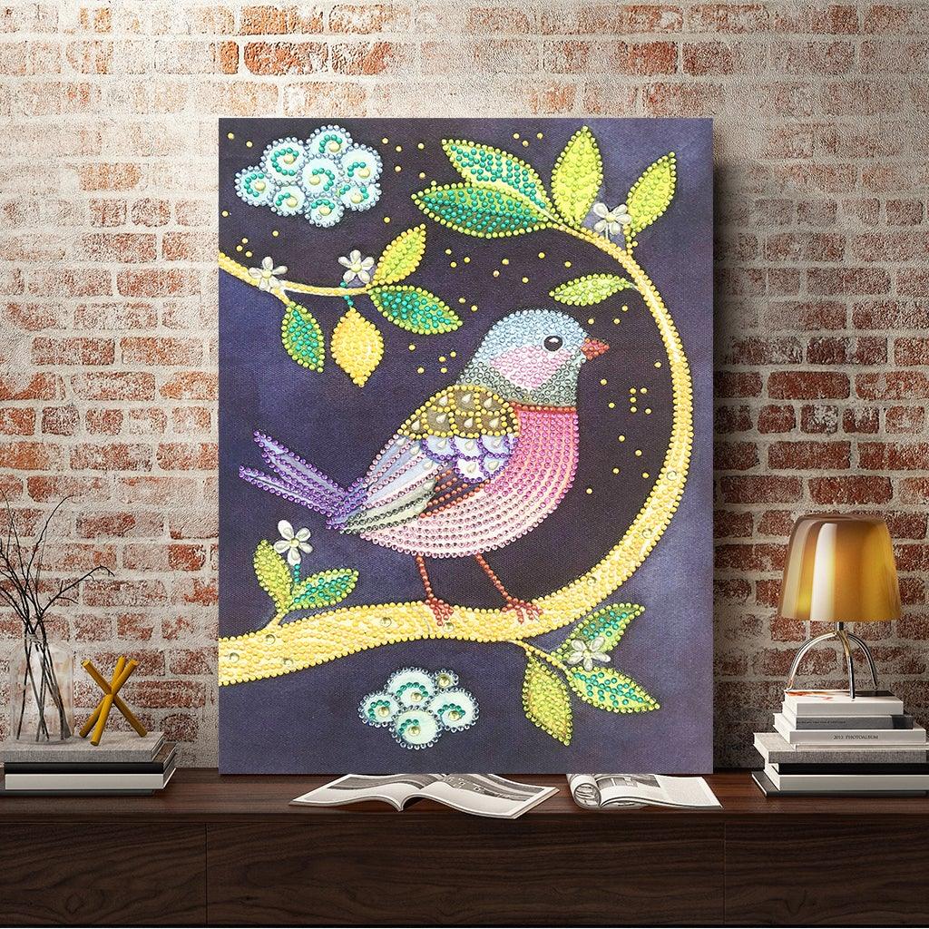 Crystal Rhinestone Diamond Painting Kit - Little Bird - Hibah-Diamond painting art studio