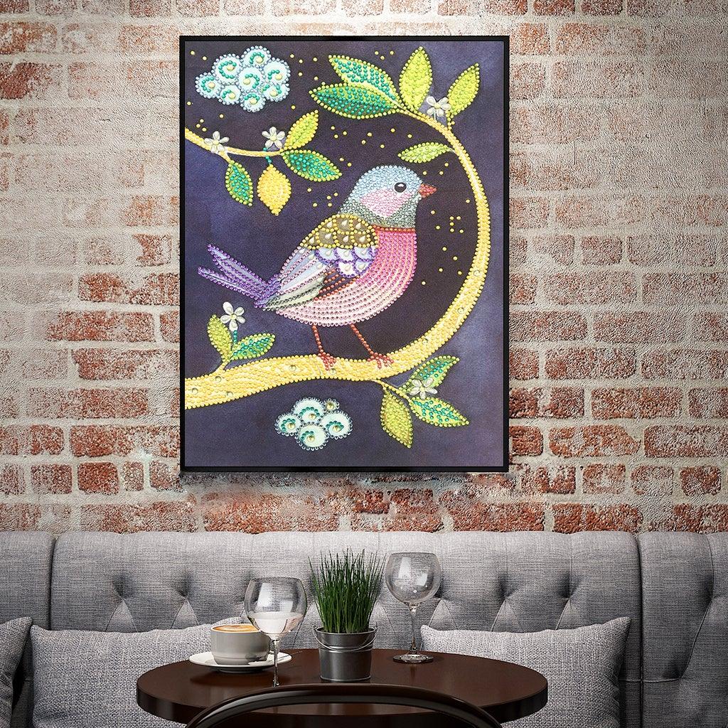 Crystal Rhinestone Diamond Painting Kit - Little Bird - Hibah-Diamond painting art studio