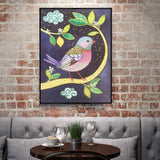 Crystal Rhinestone Diamond Painting Kit - Little Bird - Hibah-Diamond painting art studio