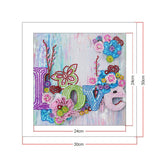 Crystal Rhinestone Diamond Painting Kit - Love - Hibah-Diamond painting art studio