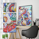 Crystal Rhinestone Diamond Painting Kit - Lovely horse - Hibah-Diamond painting art studio