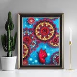 Crystal Rhinestone Diamond Painting Kit - Mandala Flower(16x20inch) - Hibah-Diamond painting art studio
