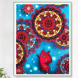 Crystal Rhinestone Diamond Painting Kit - Mandala Flower(16x20inch) - Hibah-Diamond painting art studio