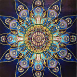 Crystal Rhinestone Diamond Painting Kit - Mandala Flower (18.5x18.5inch)