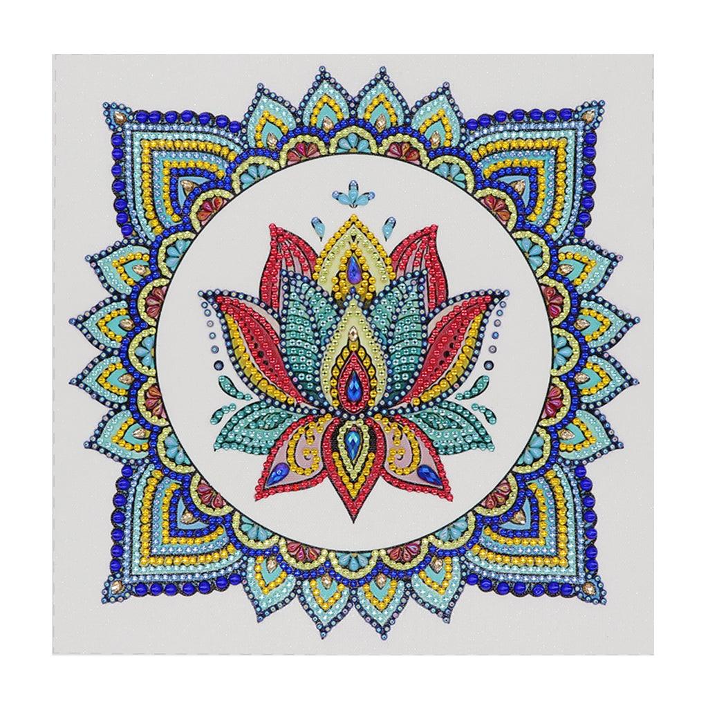 Crystal Rhinestone Diamond Painting Kit - Mandala flower - Hibah-Diamond?painting art studio