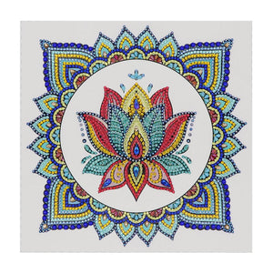 Crystal Rhinestone Diamond Painting Kit - Mandala flower - Hibah-Diamond?painting art studio