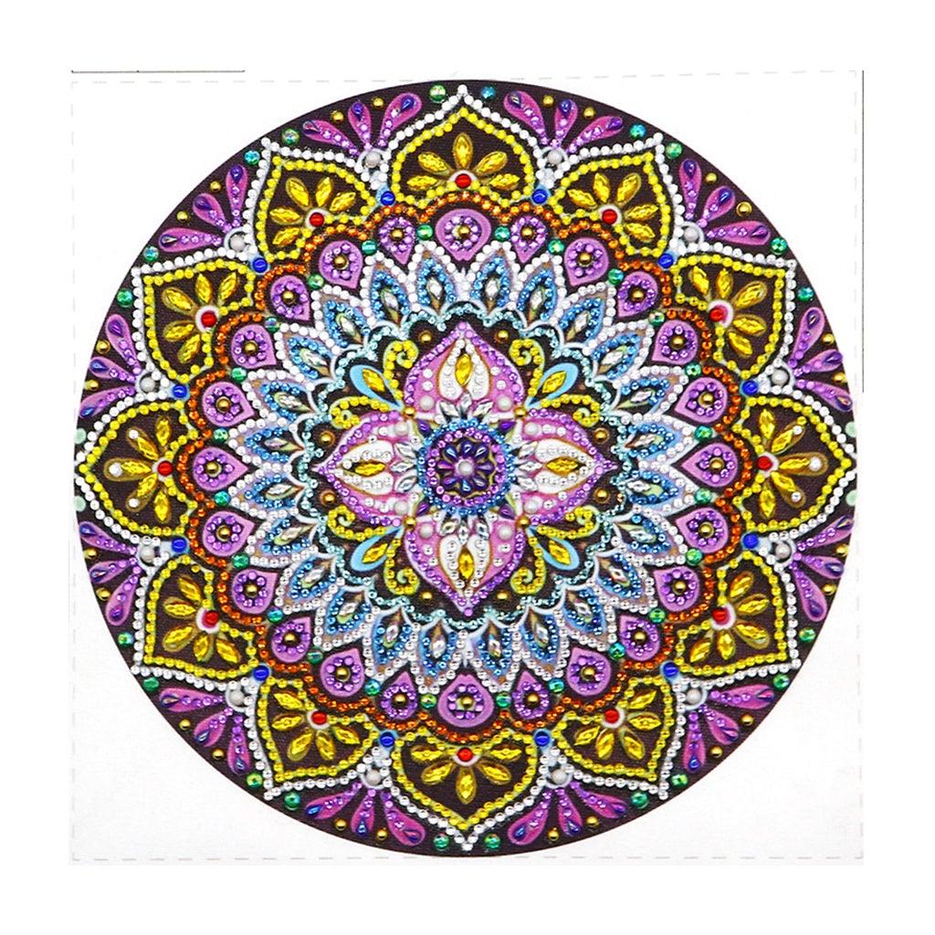 Crystal Rhinestone Diamond Painting Kit - Mandala Flower - Hibah-Diamond painting art studio
