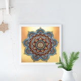Crystal Rhinestone Diamond Painting Kit - Mandala Flower - Hibah-Diamond painting art studio